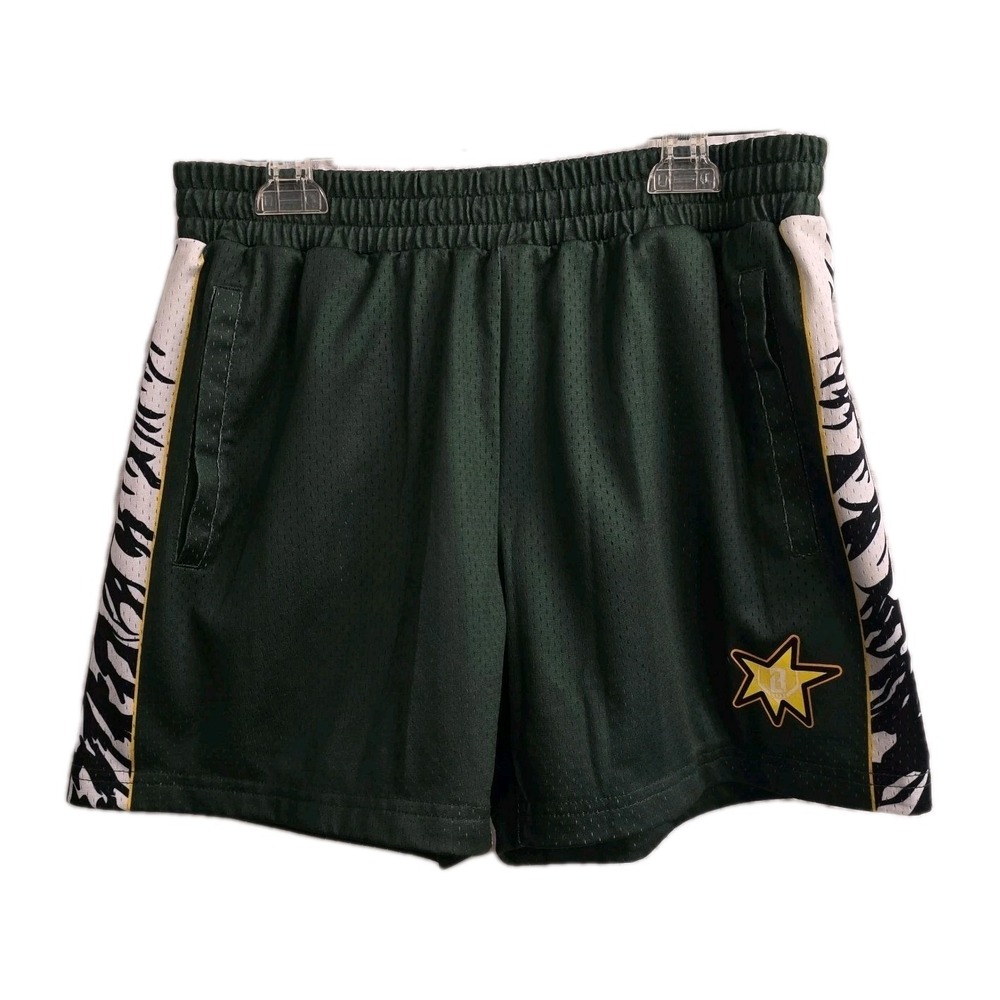 Baseball Lifestyle 101 Mesh Athletic Shorts Size Small Men's Forest Green